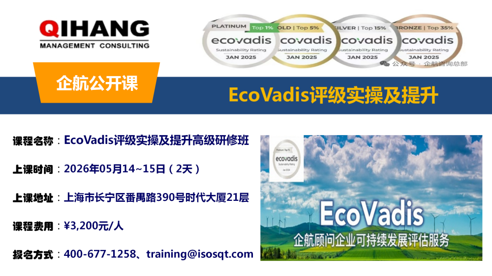 EcoVadis評級實操及提升(2025年11月20~21日)_01.png